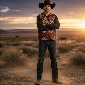 Kilim Turkish Tapestry Vest/ Waistcoat